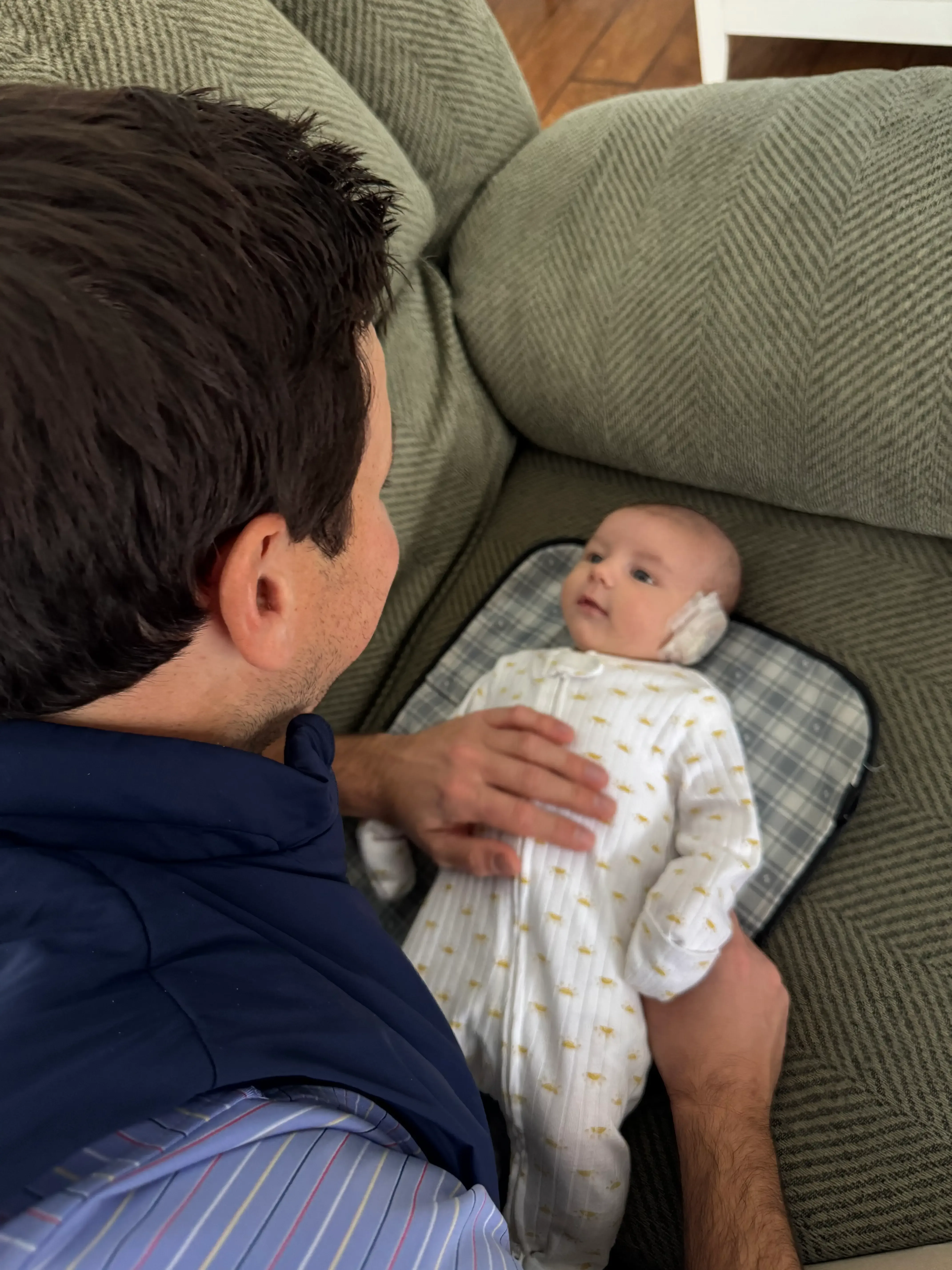Celeste Canfield's daughter after EarWell treatment