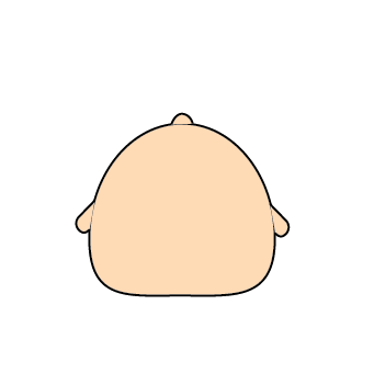 uniform flattening across the entire back of head known as brachycephaly